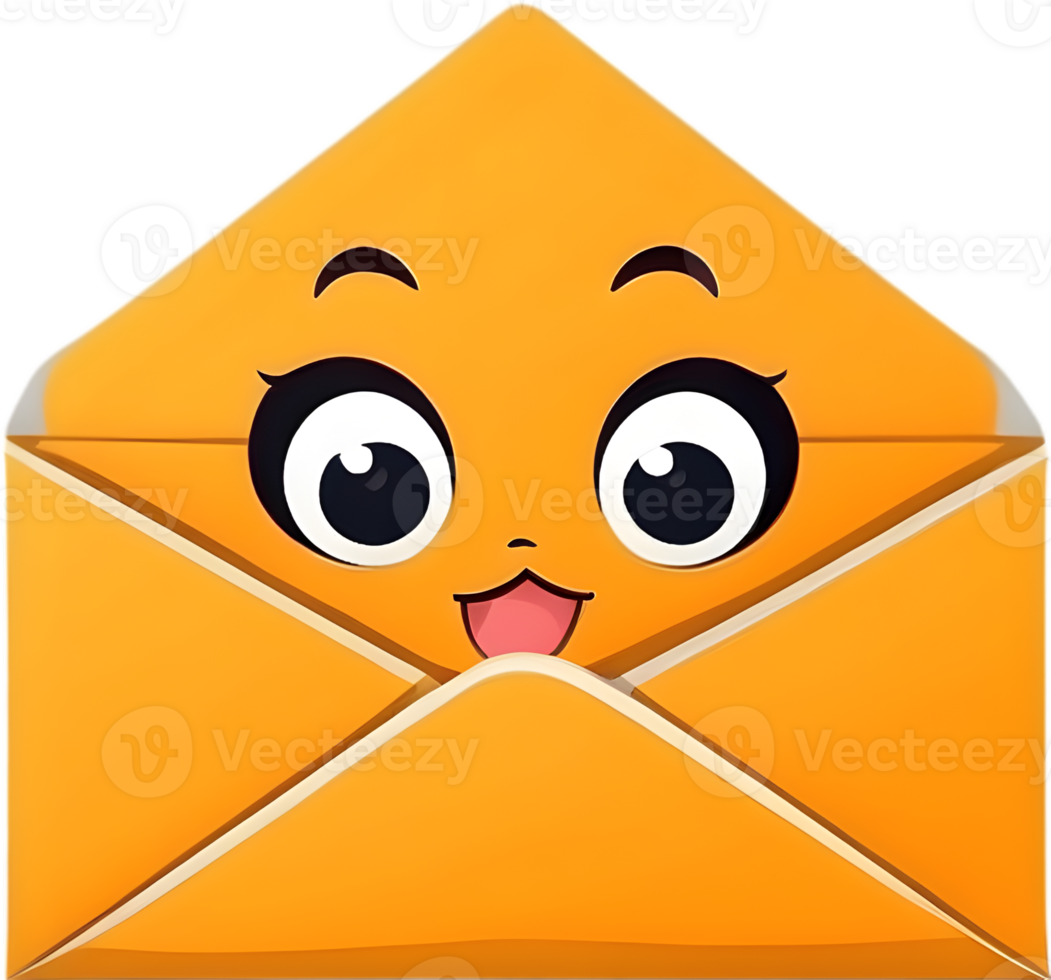AI generated an envelope ,mail icon png