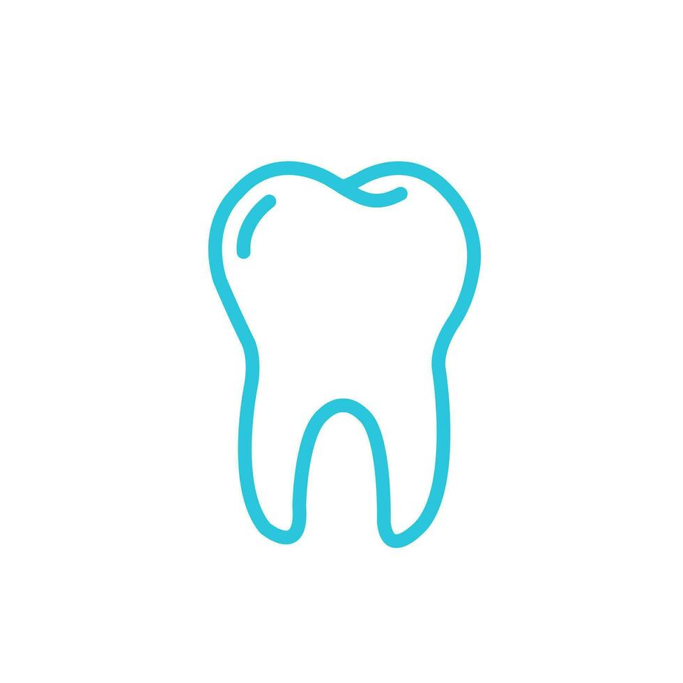 Wisdom tooth icon. From blue icon set. vector