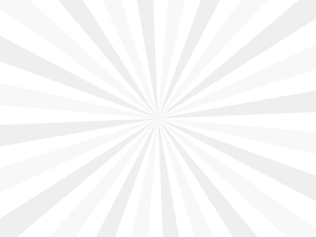 White and grey sunbeam background, template with copy space vector