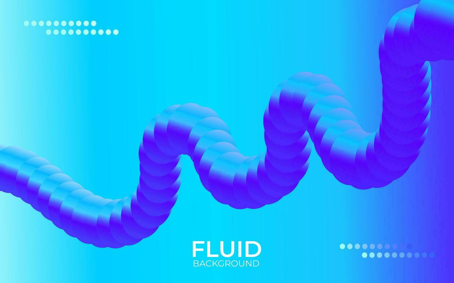 Vector abstract wave 3d style colorful fluid background design