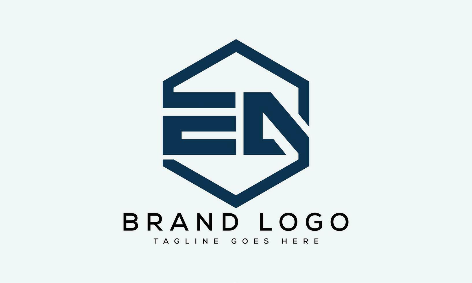 letter EA logo design vector template design for brand.