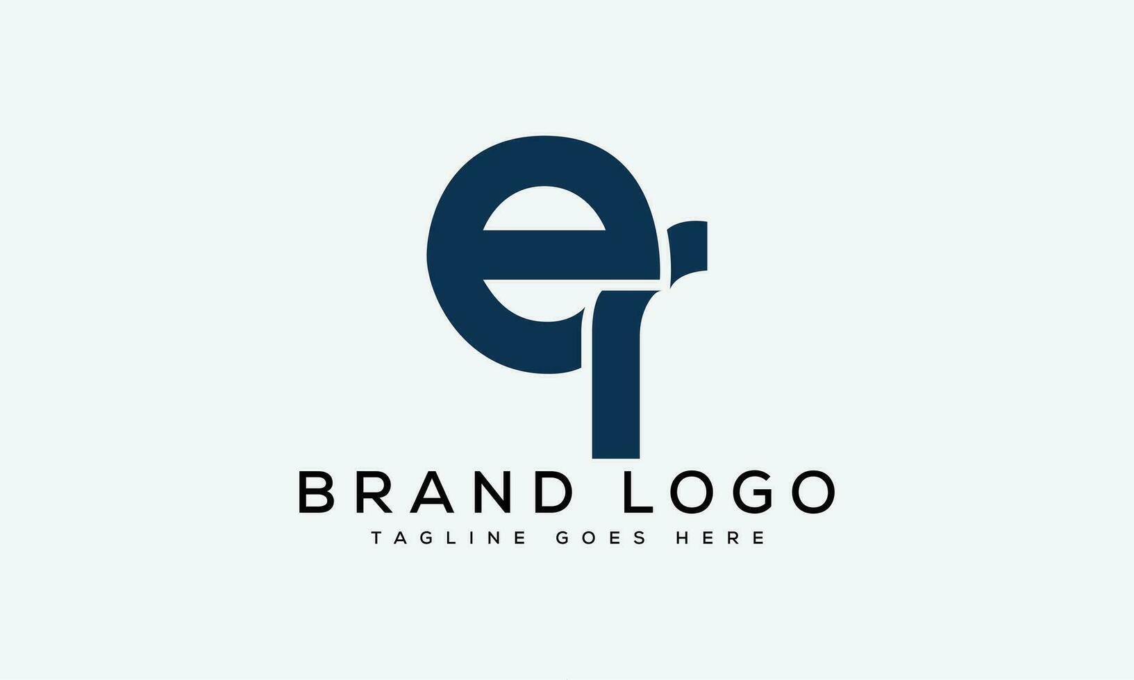 letter ER logo design vector template design for brand.