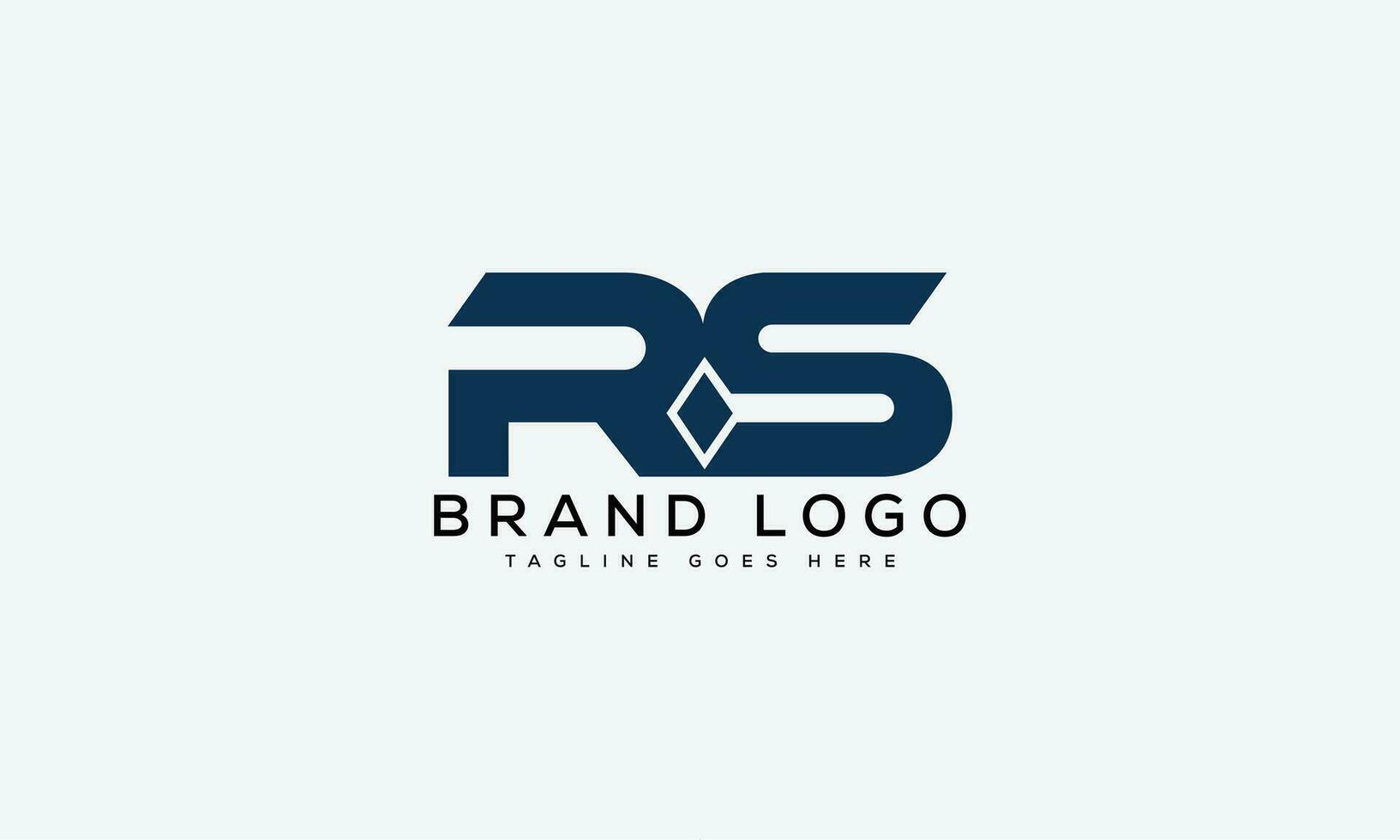 letter RS logo design vector template design for brand.