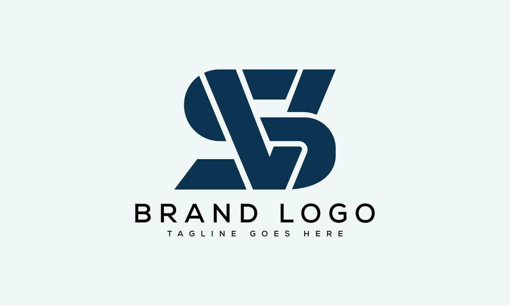 letter SV logo design vector template design for brand.