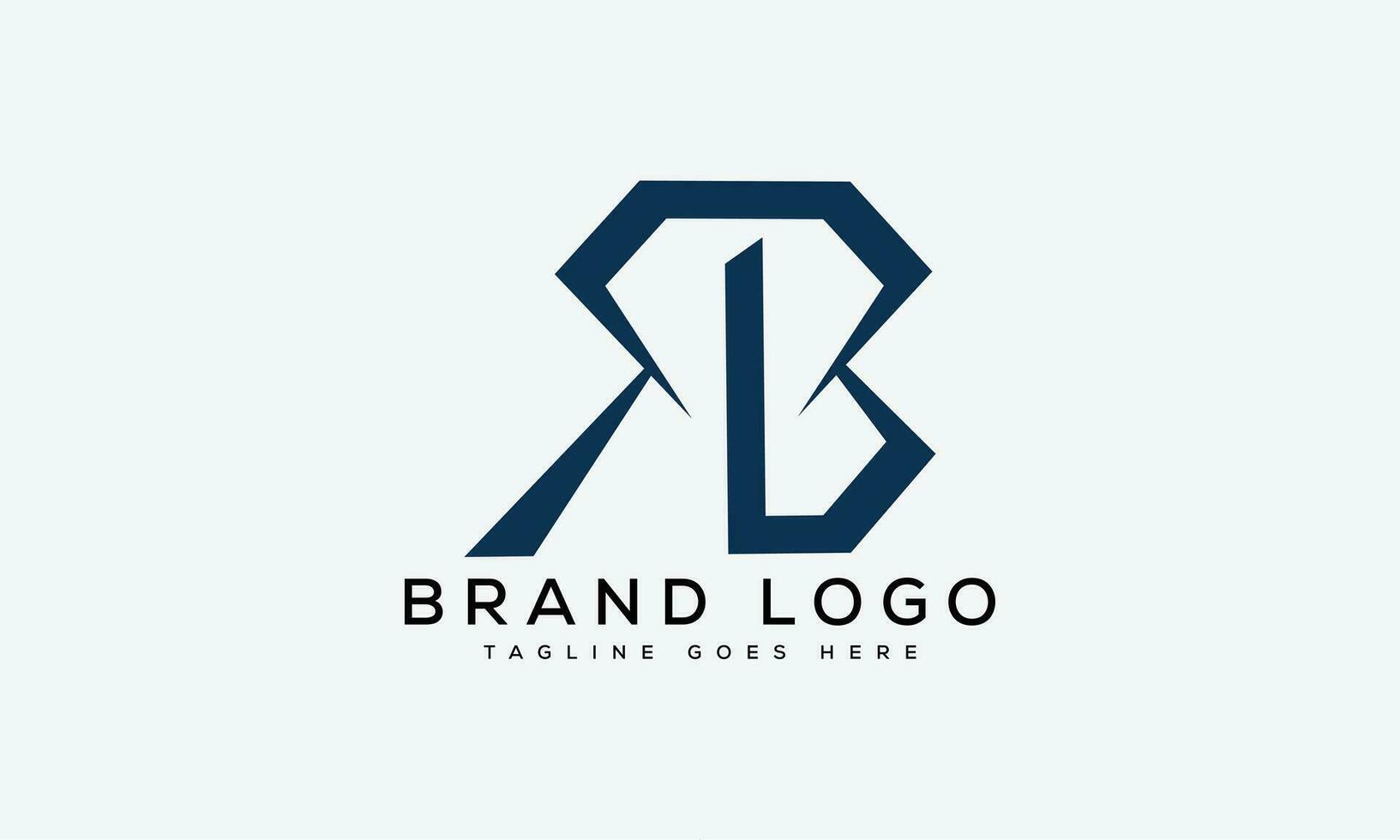 letter RB logo design vector template design for brand.
