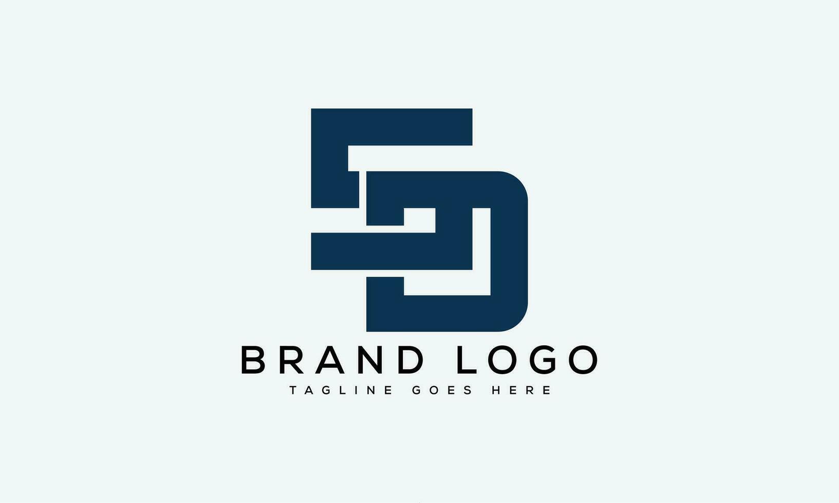 letter SD logo design vector template design for brand.