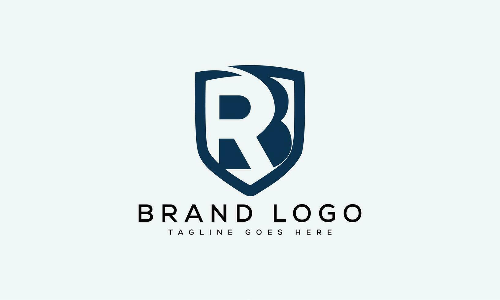 letter RB logo design vector template design for brand.