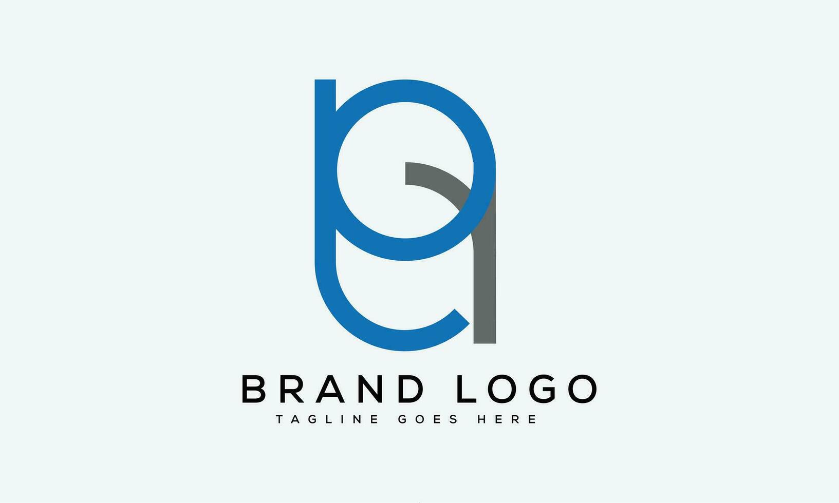 letter GR logo design vector template design for brand.