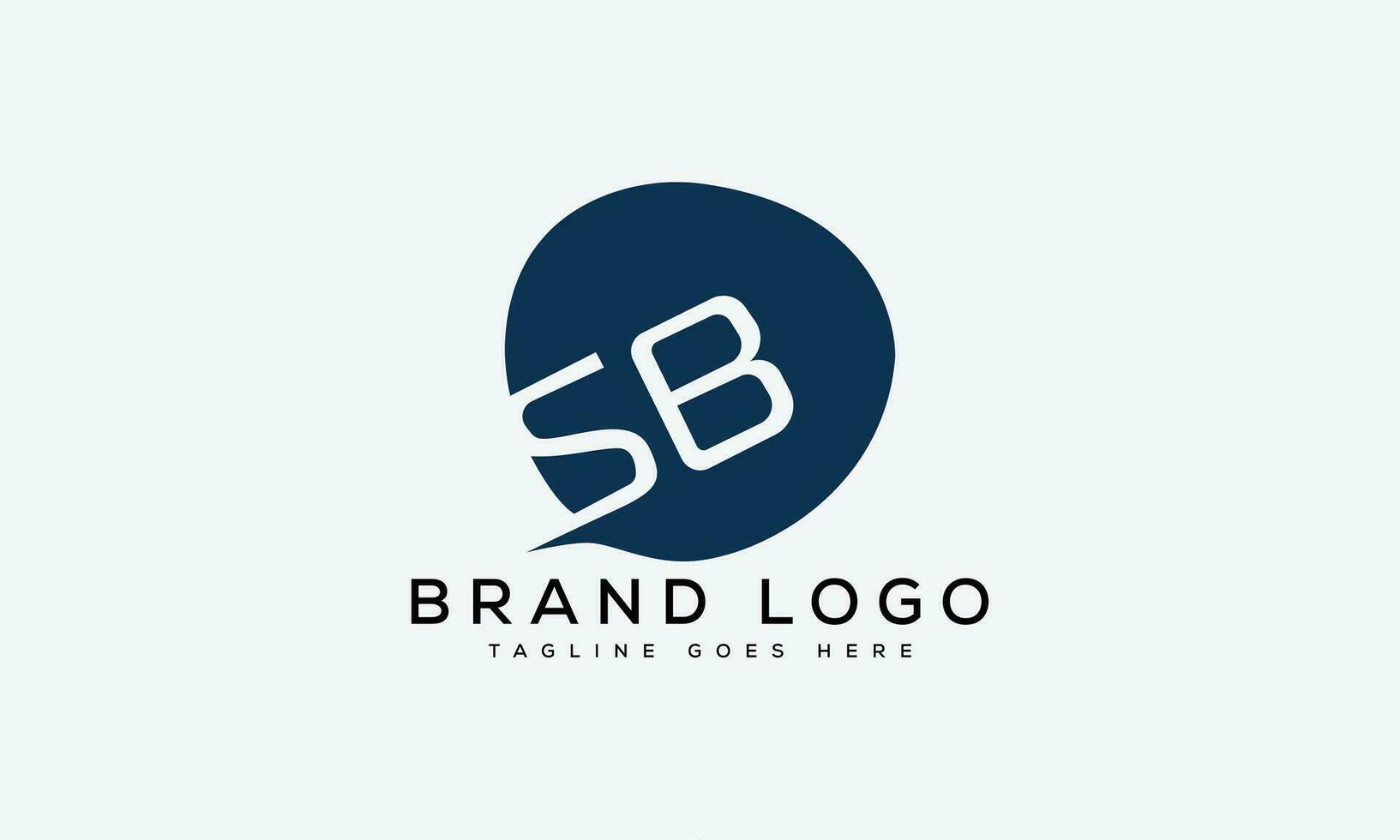 letter SB logo design vector template design for brand.