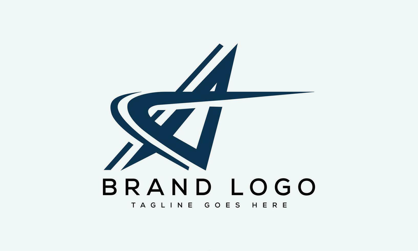 letter A logo design vector template design for brand.
