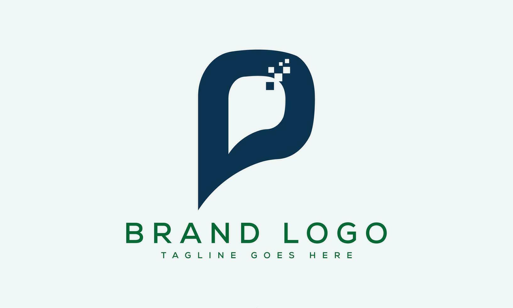 letter P logo design vector template design for brand.