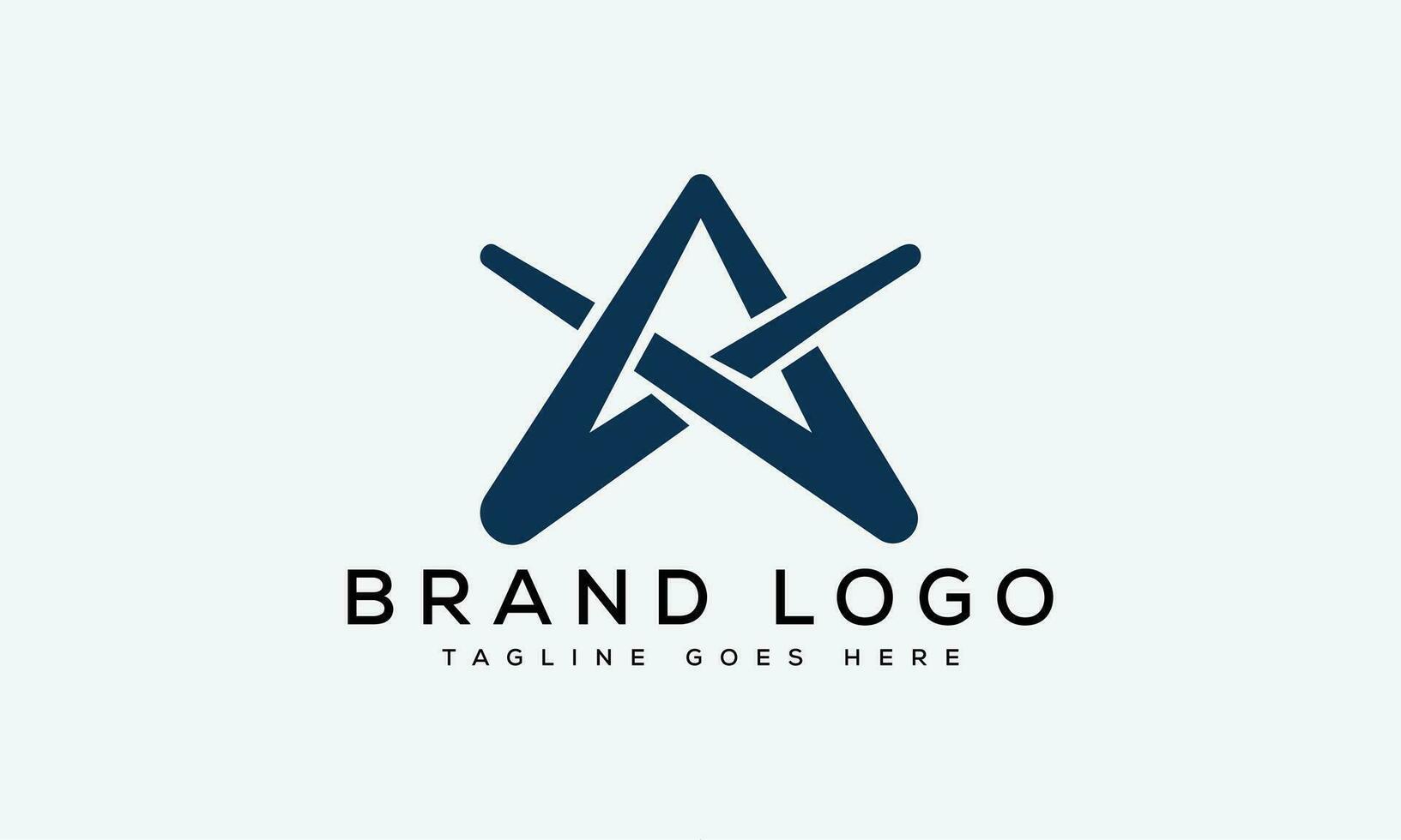 letter A logo design vector template design for brand.