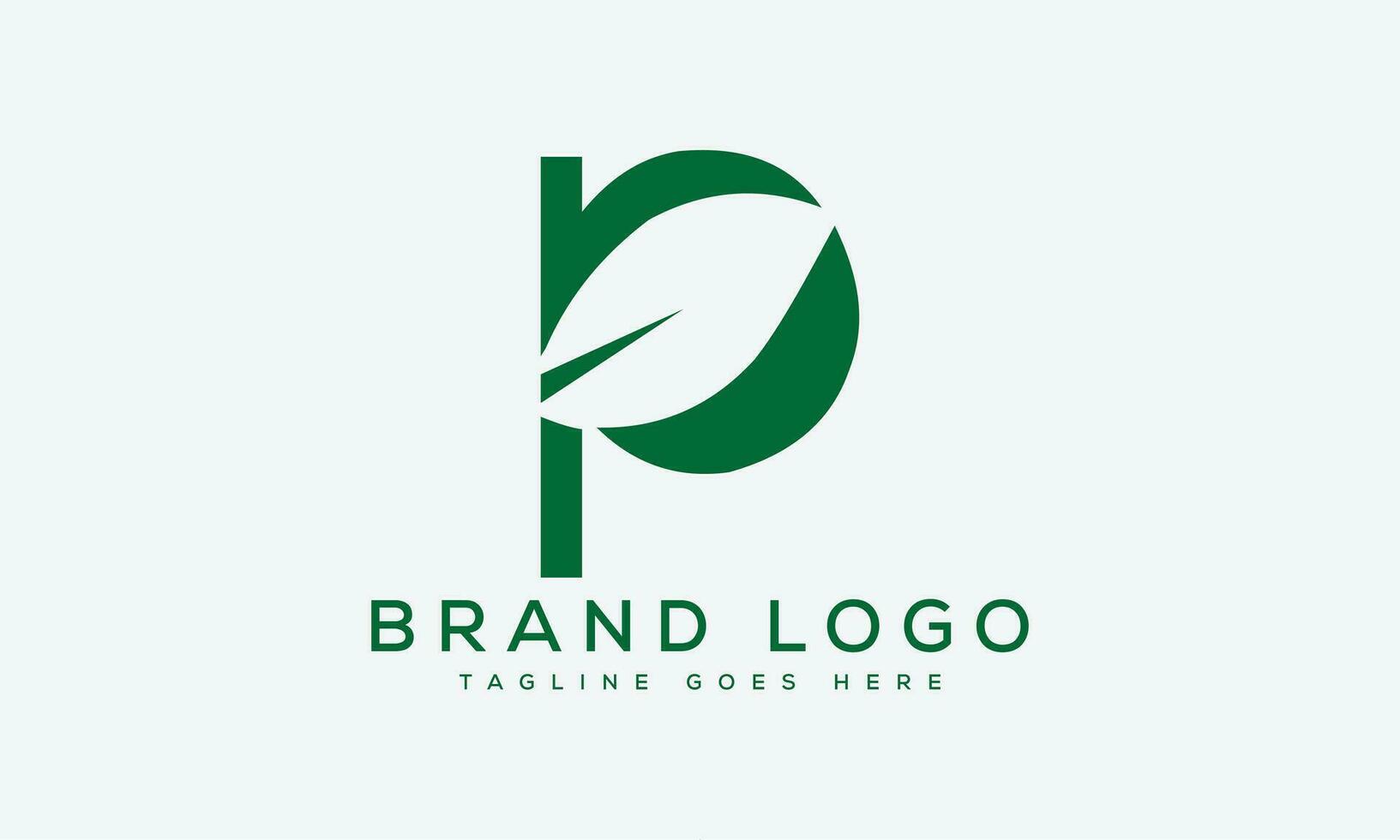 letter P logo design vector template design for brand.