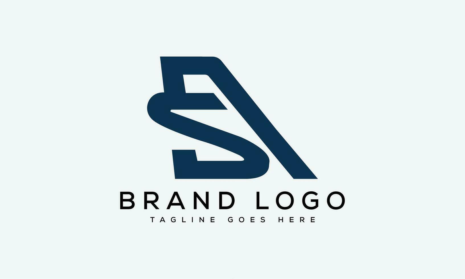 letter SA logo design vector template design for brand.