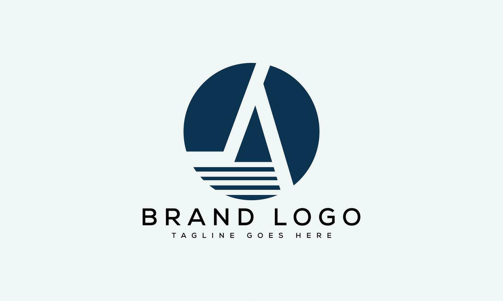 letter A logo design vector template design for brand.