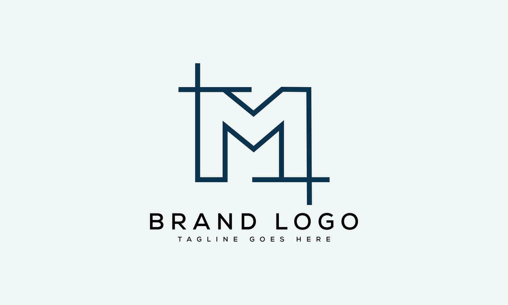 letter M logo design vector template design for brand.