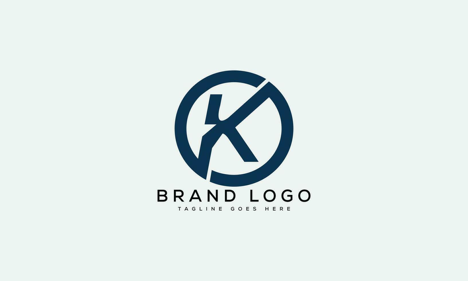letter K logo design vector template design for brand.