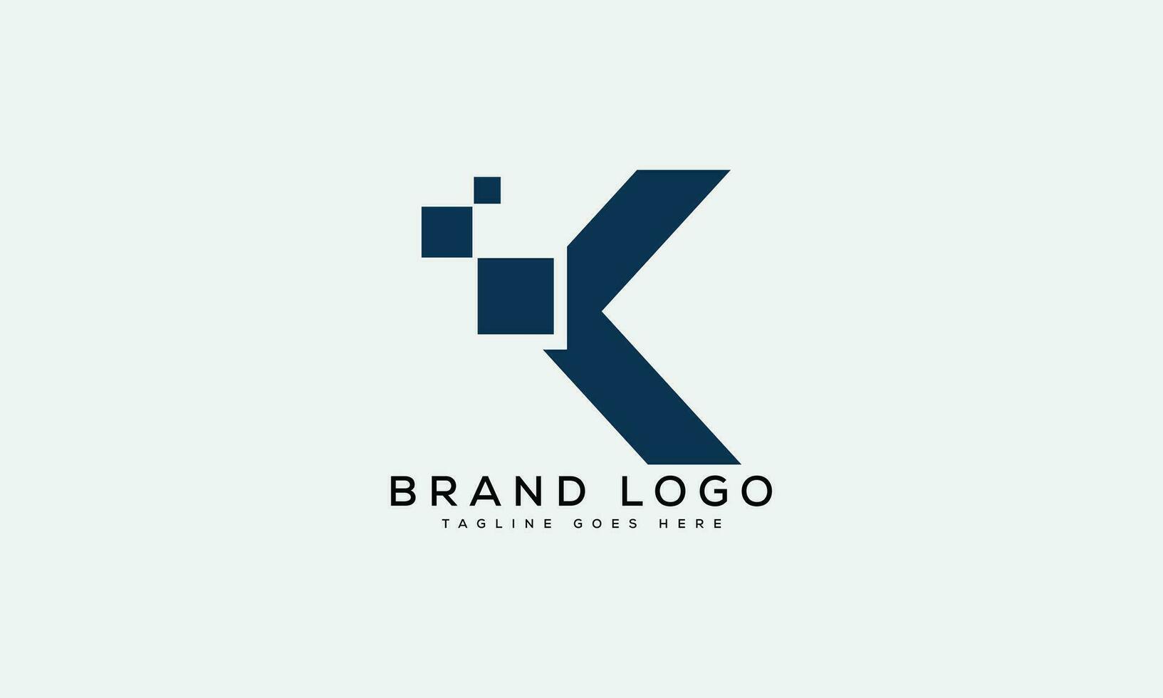 letter K logo design vector template design for brand.