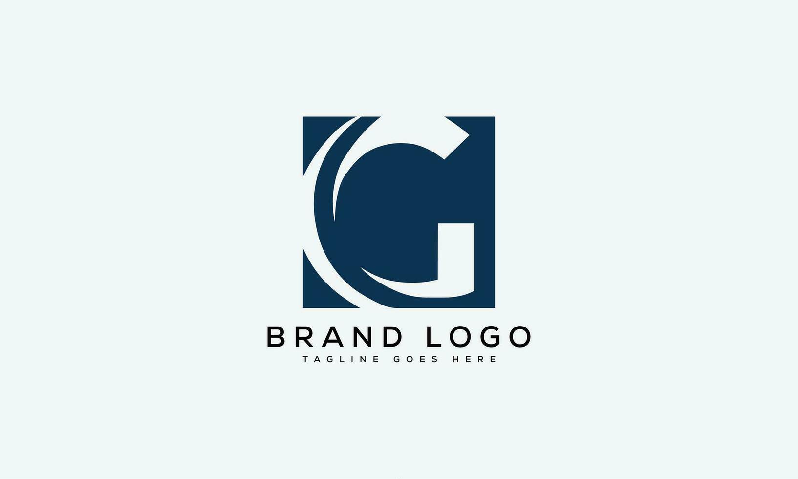 letter CG logo design vector template design for brand.