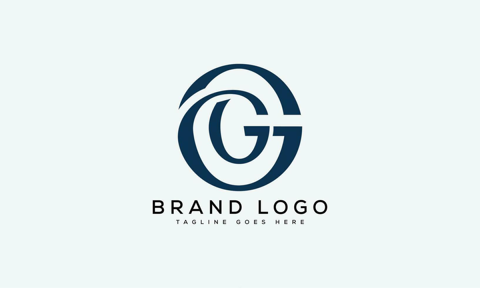 letter CG logo design vector template design for brand.