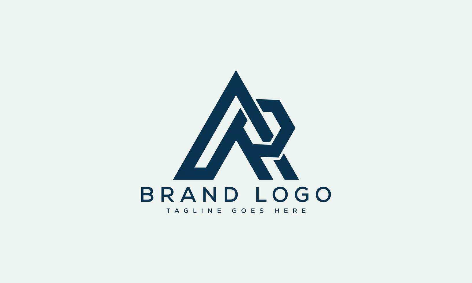 letter AR logo design vector template design for brand.