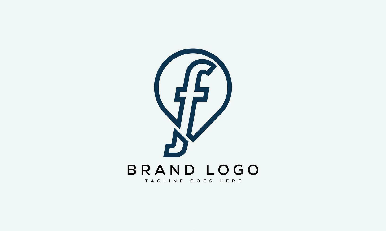 letter F logo design vector template design for brand.