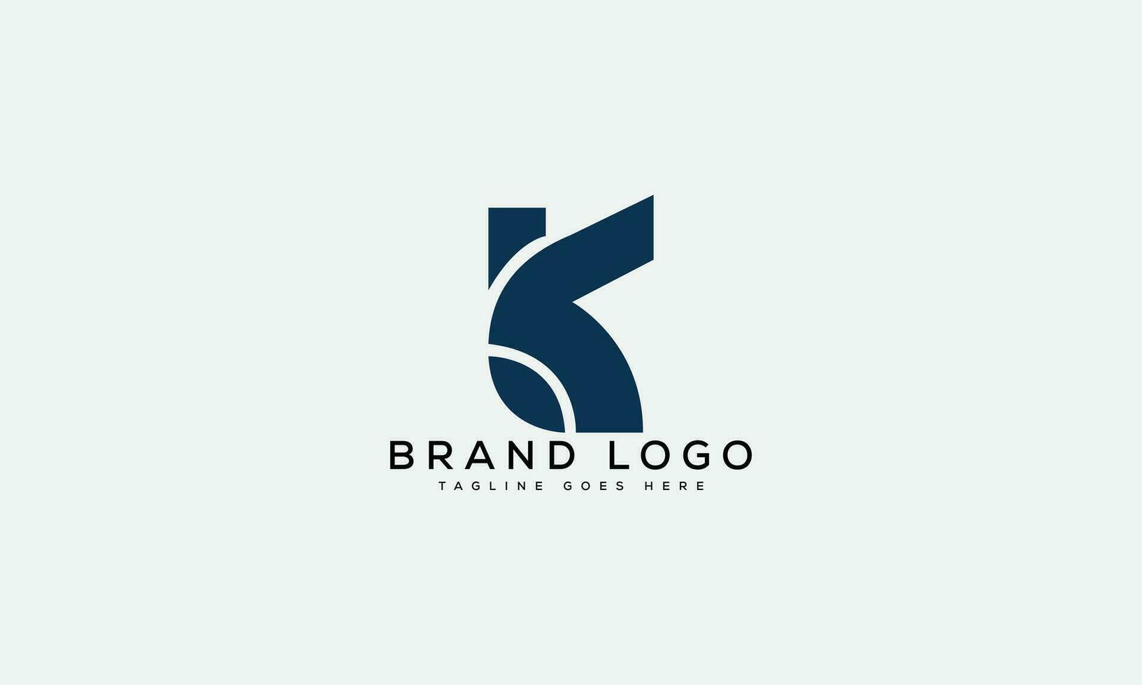 letter K logo design vector template design for brand.
