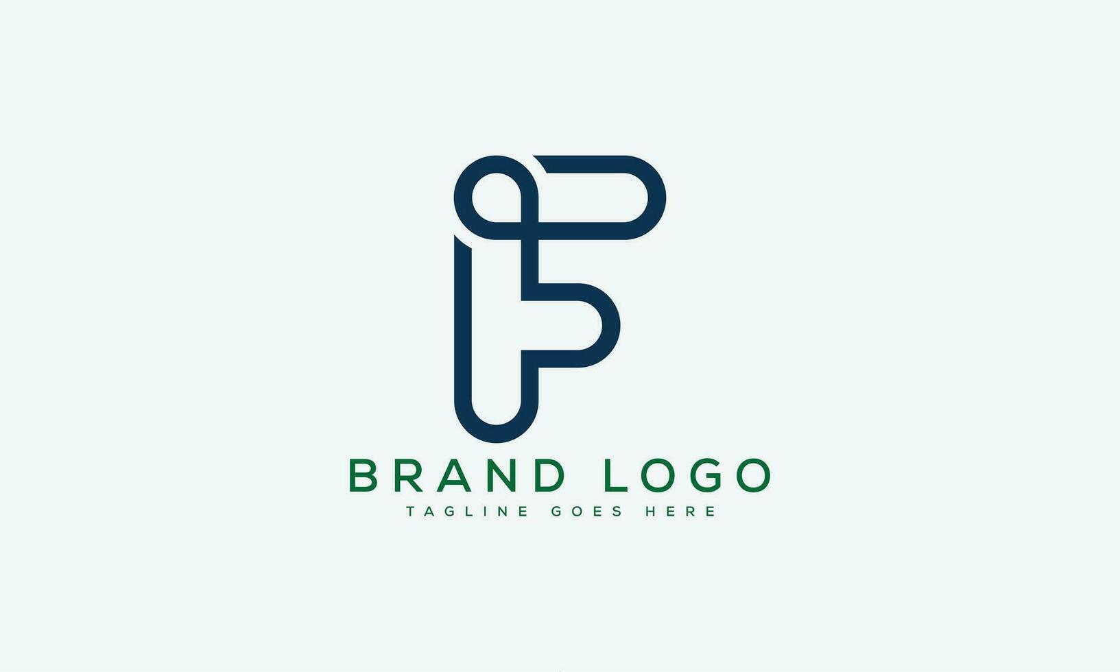 letter F logo design vector template design for brand.