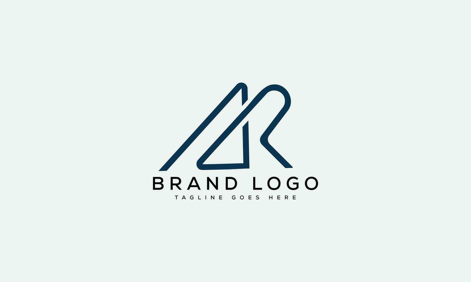 letter AR logo design vector template design for brand.