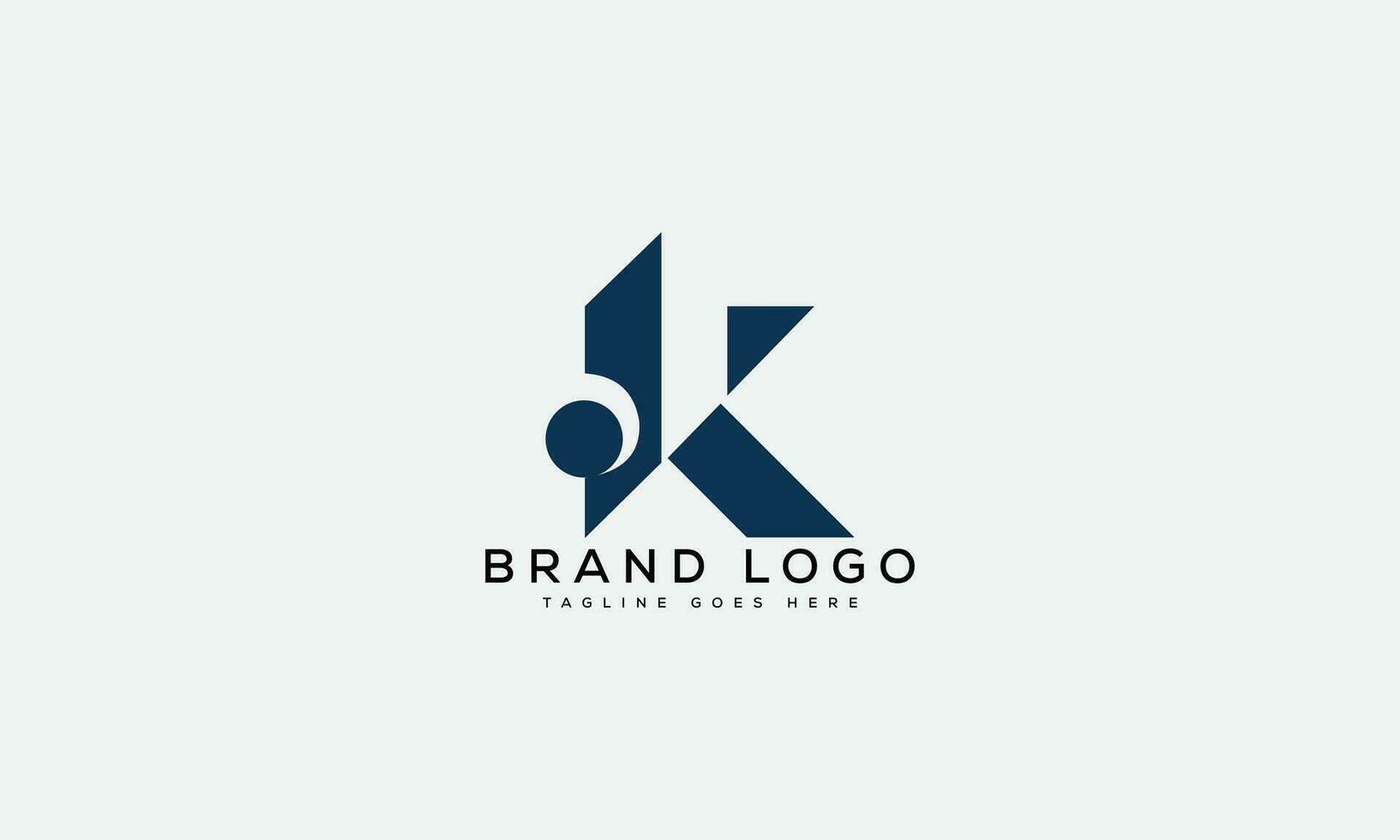 letter K logo design vector template design for brand.