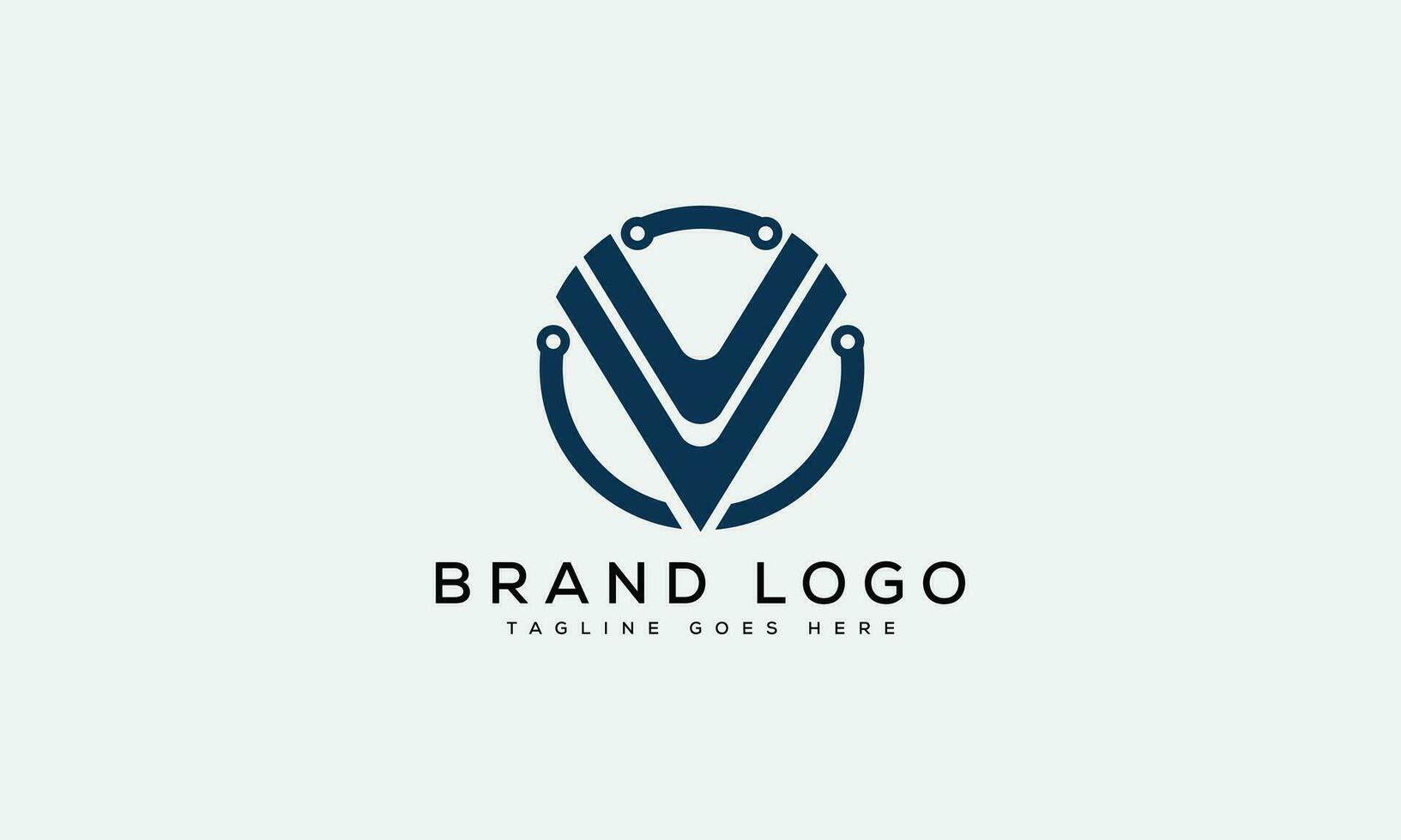 letter V logo design vector template design for brand.