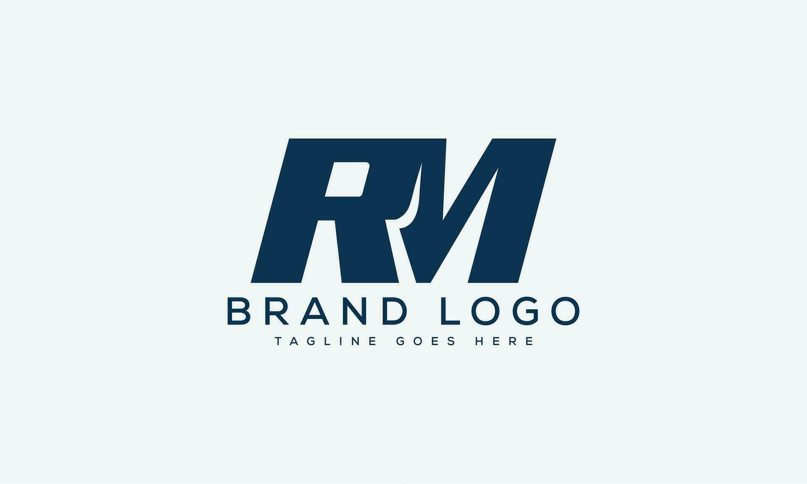 letter RM logo design vector template design for brand.