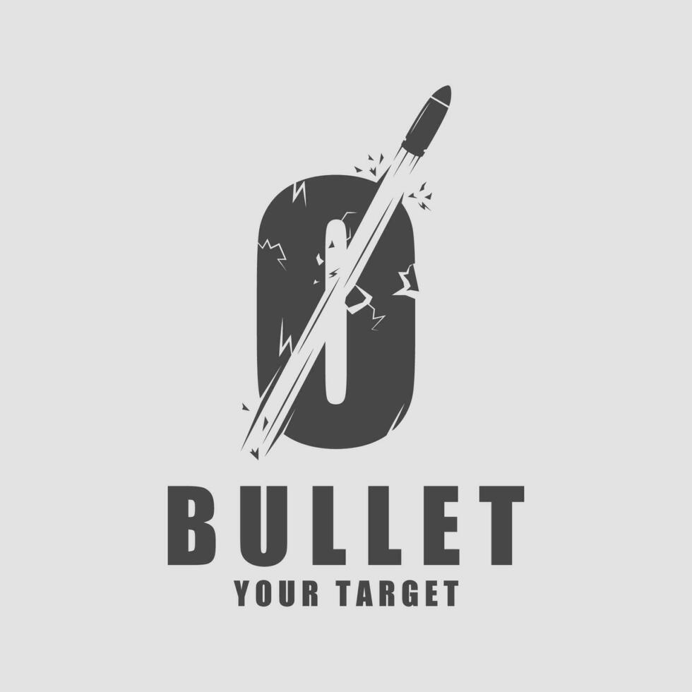 bullet logo vector icon illustration design