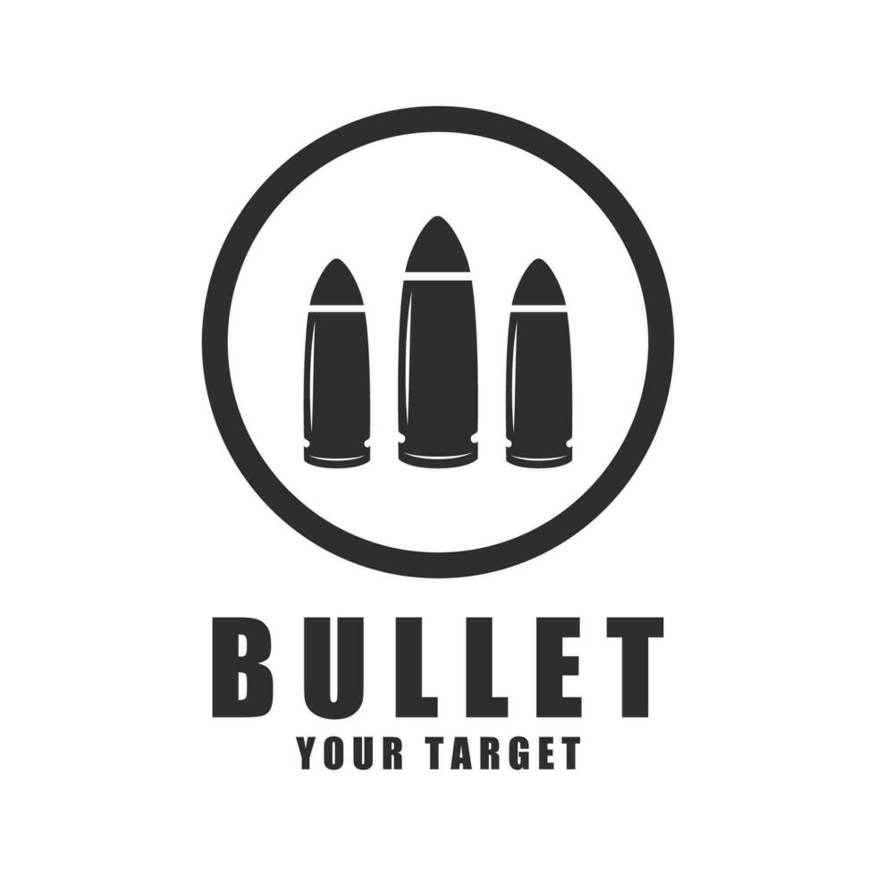 bullet logo vector icon illustration design