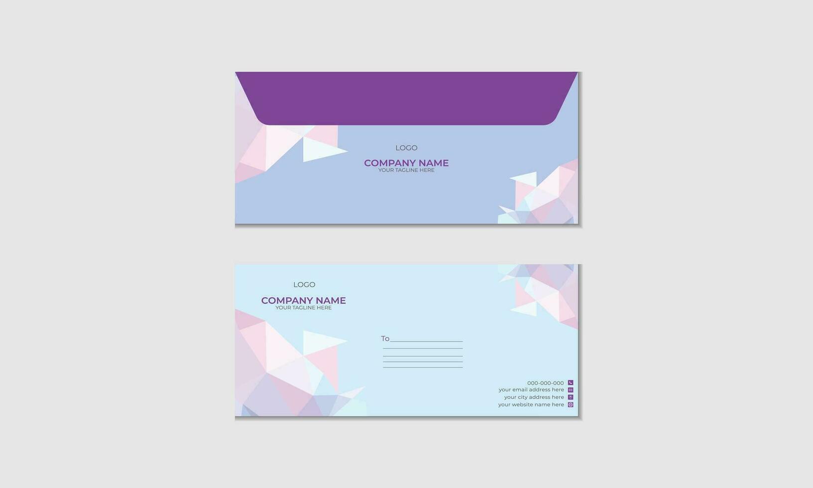 Colorful modern corporate business envelop design vector