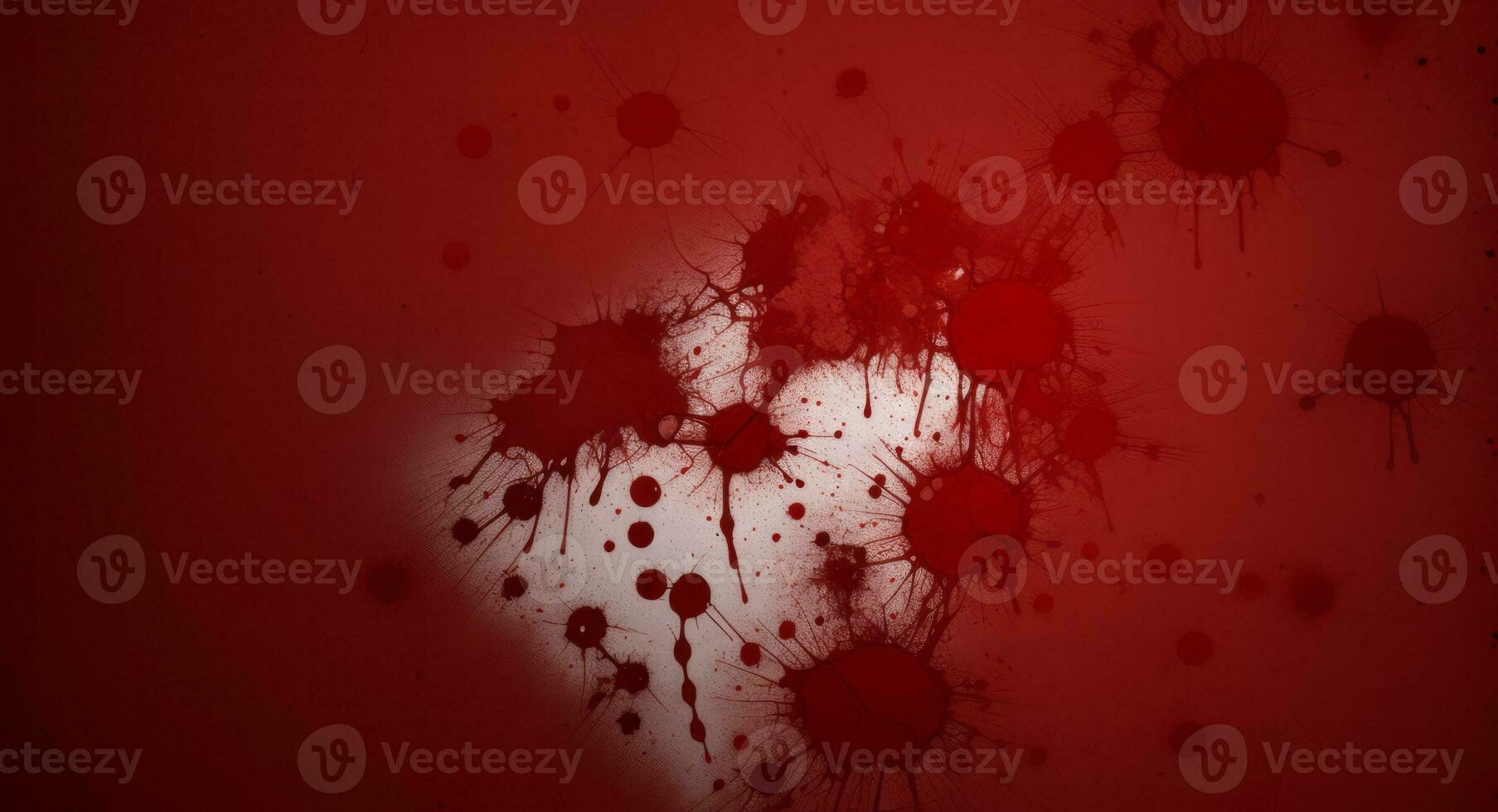 AI generated Artistic Red Blood Splattered On White Canvas Wallpaper photo