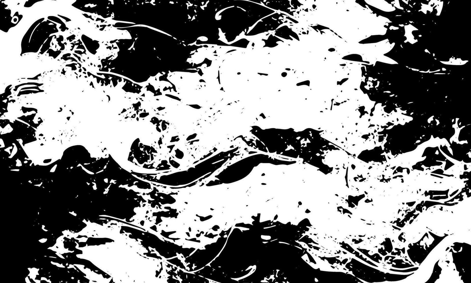 black and white grunge background with splatters vector