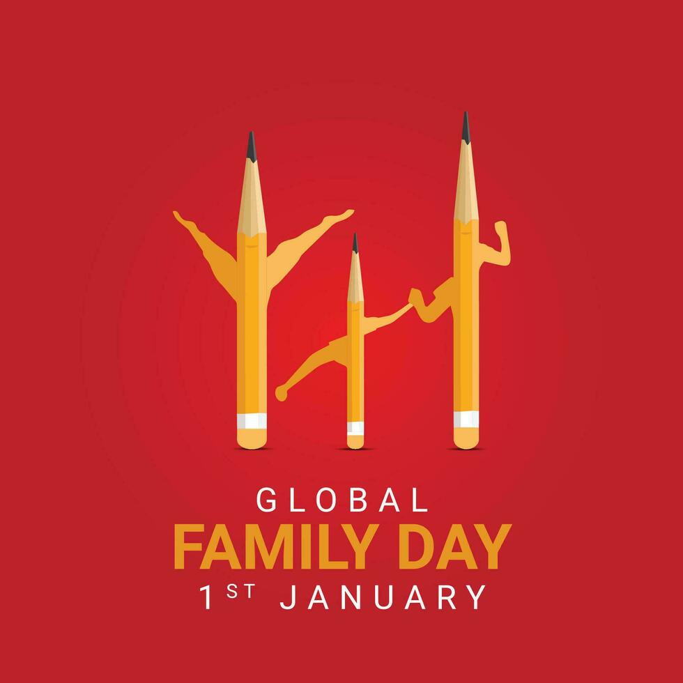 vector Global family day celebrated on January 1st