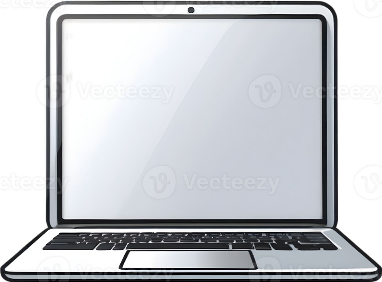 AI generated a laptop with ai generative png