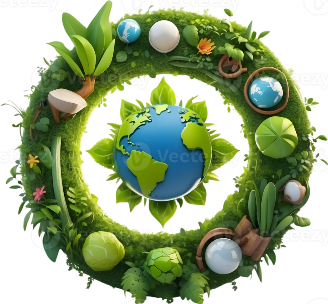 AI generated Safe world Concept png
