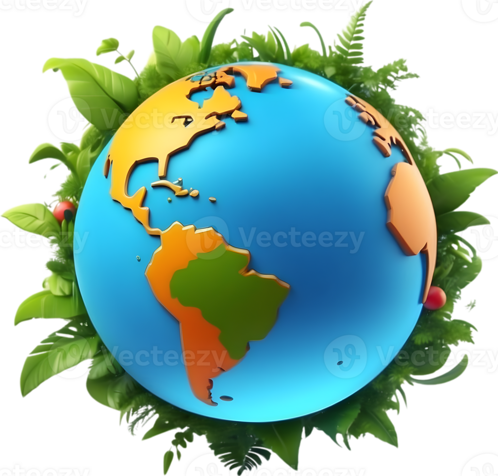 ai généré sûr Terre logo concept png