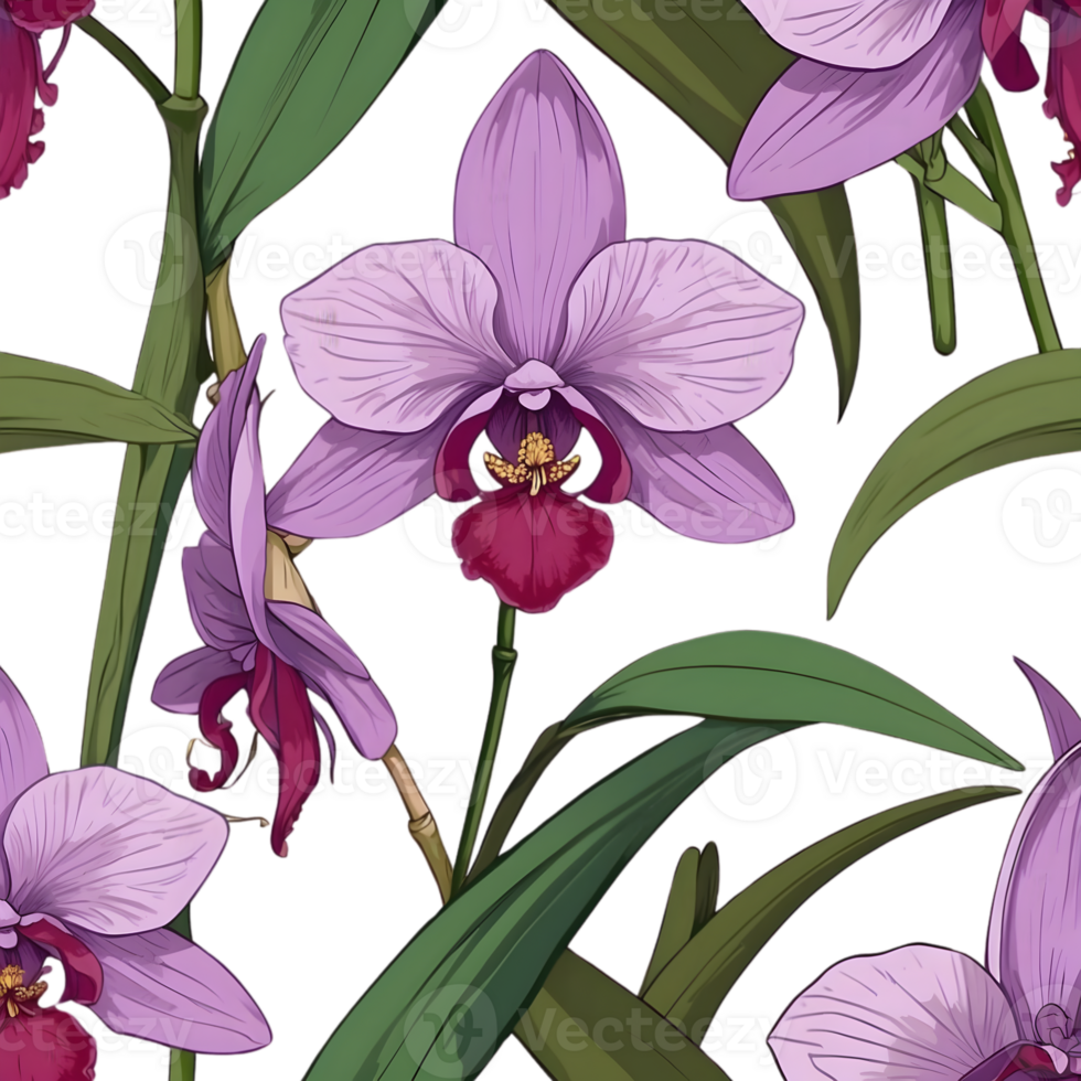AI generated Thai Orchid Icon png