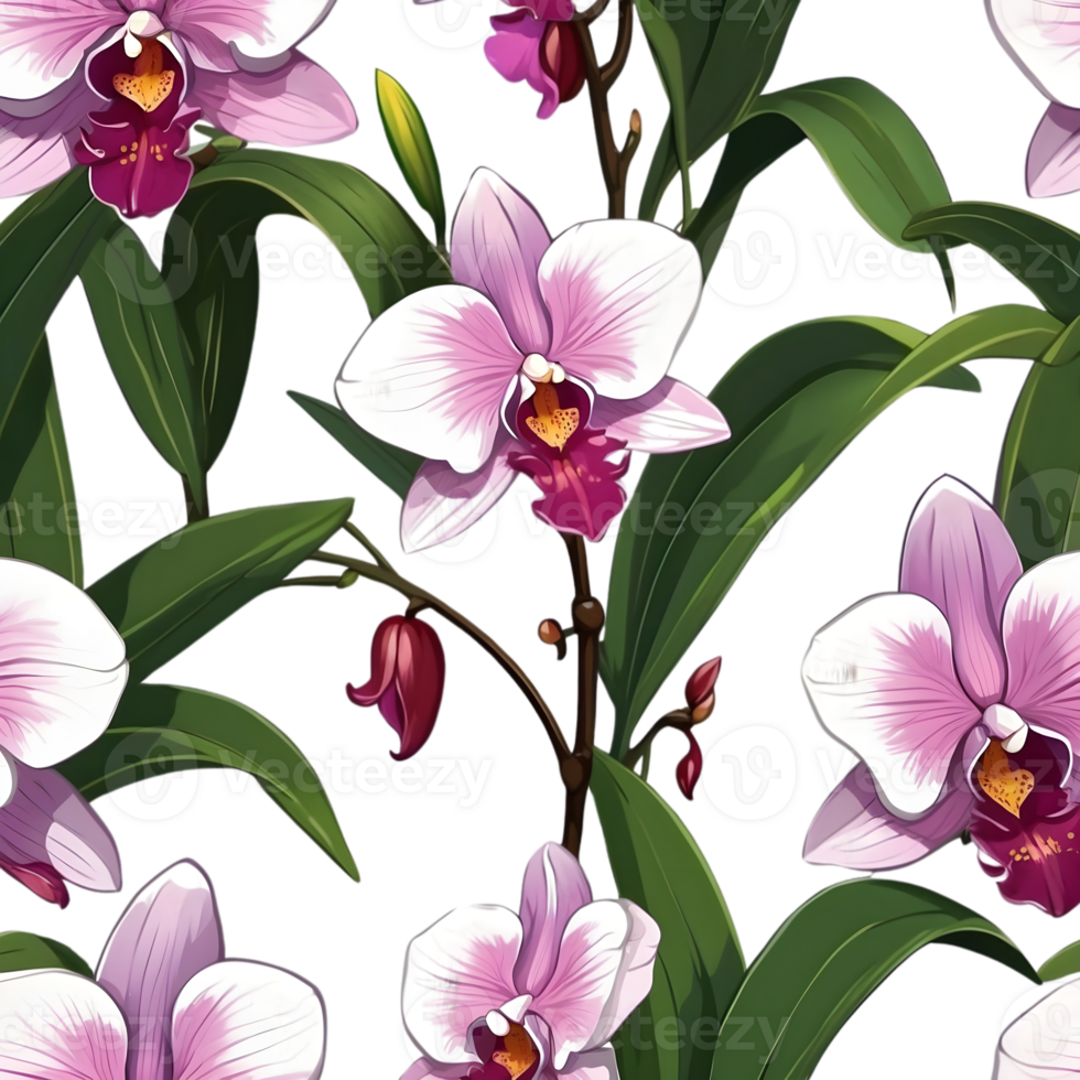 AI generated Thai Orchid Icon png