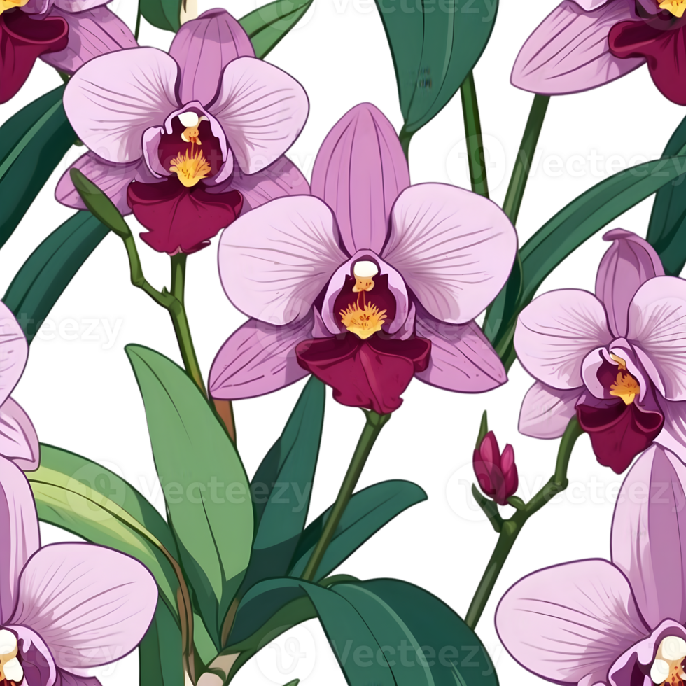 AI generated Thai Orchid Icon png