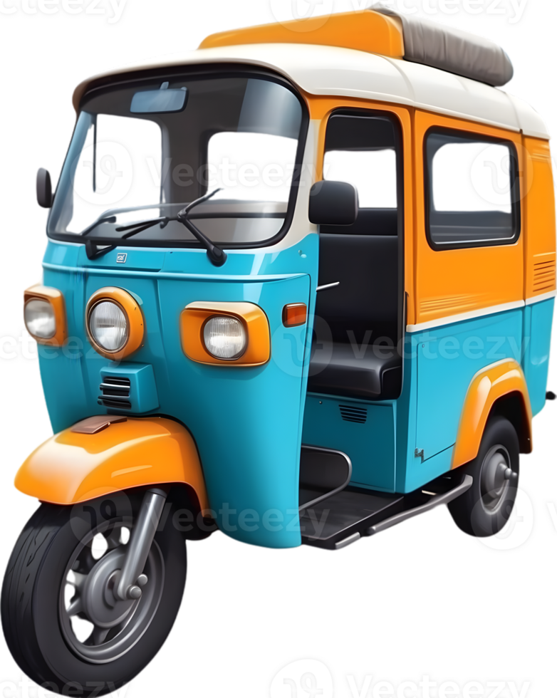 AI generated a tuk tuk is shown in this image png