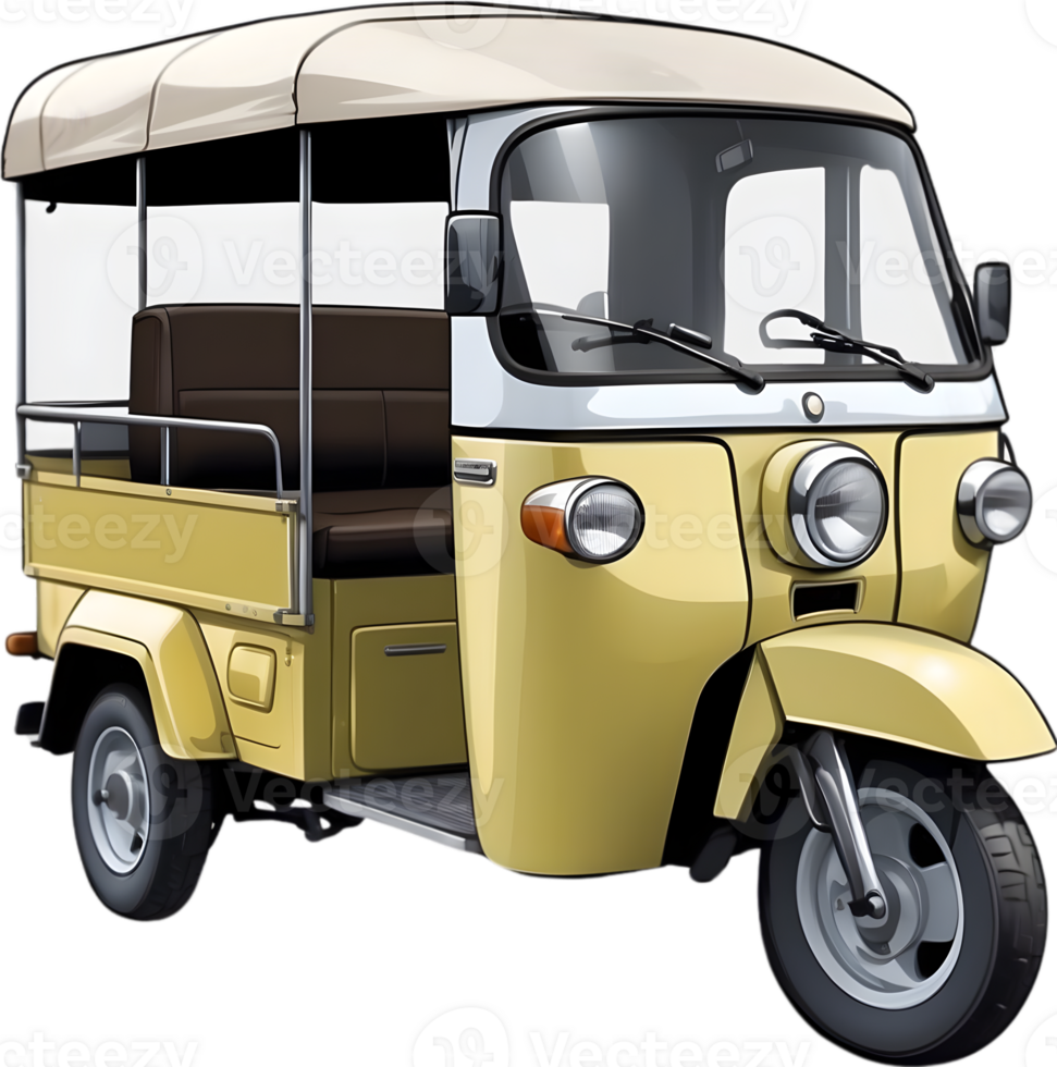 AI generated a tuk tuk is shown in this image png