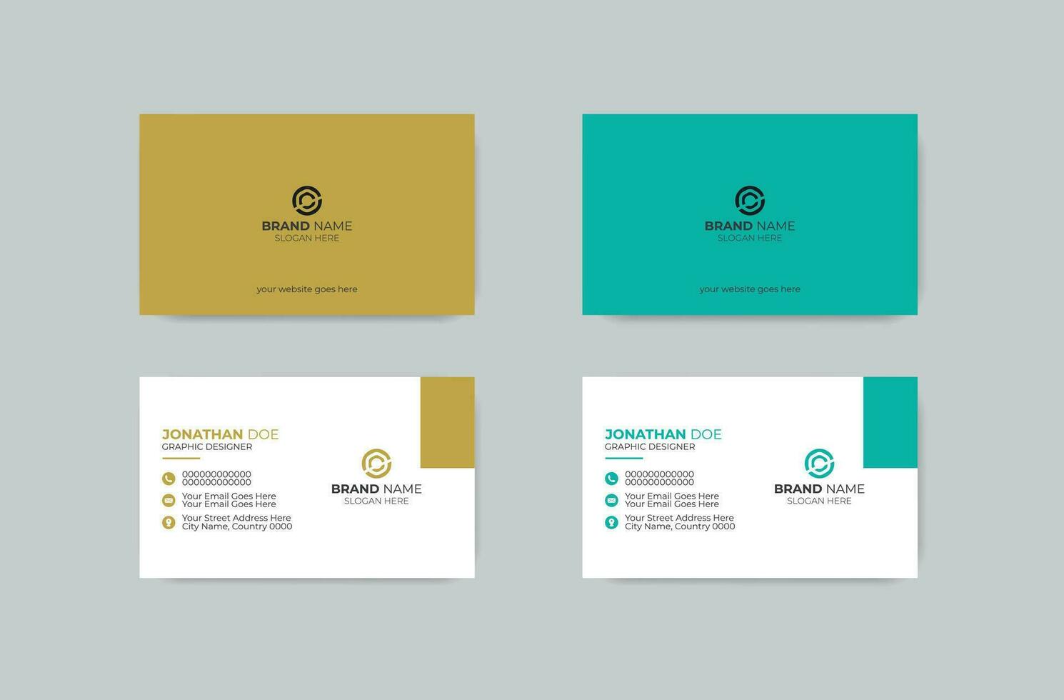 Creative Business Card Design vector