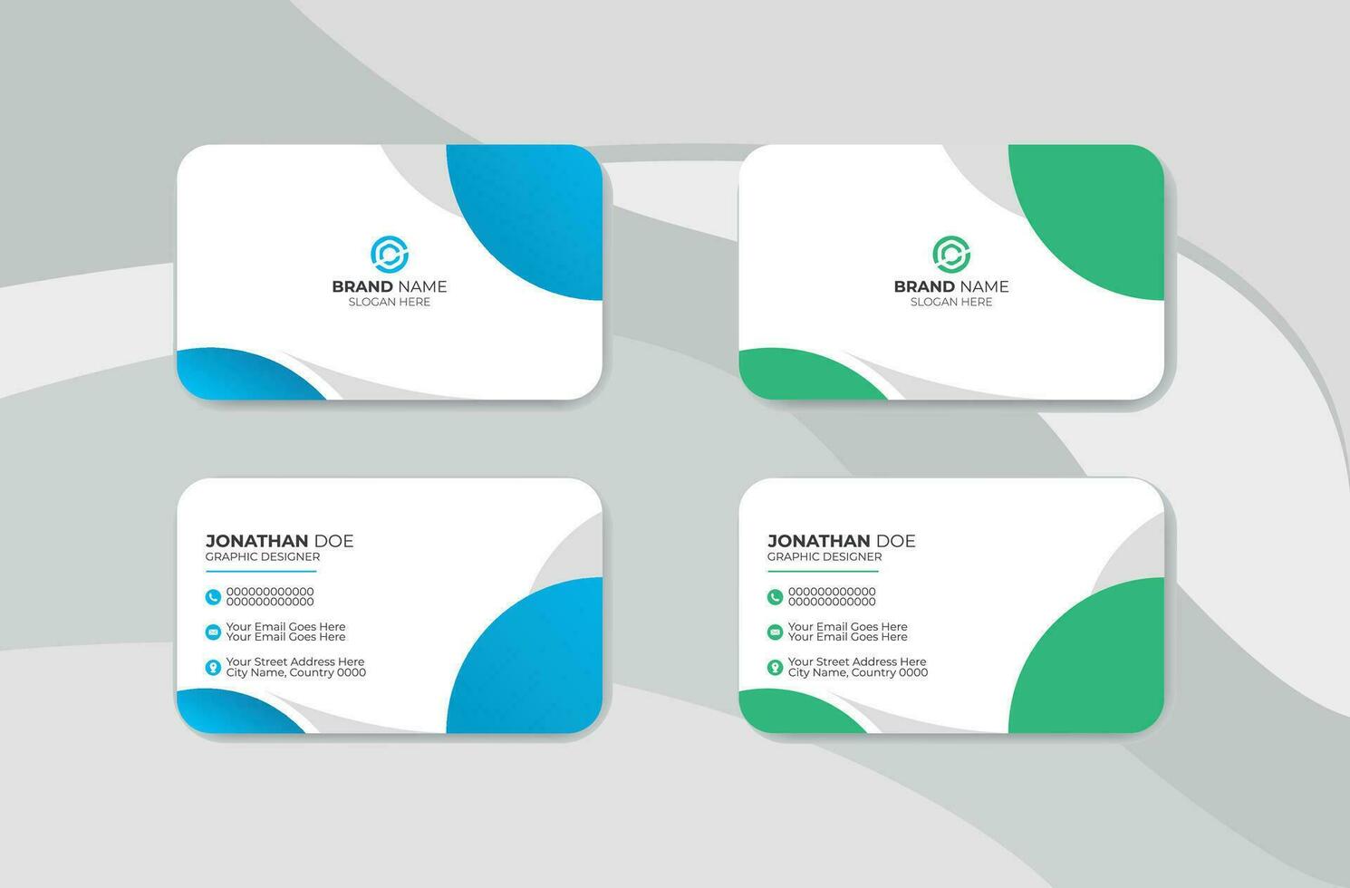 Creative Business Card Design Template vector