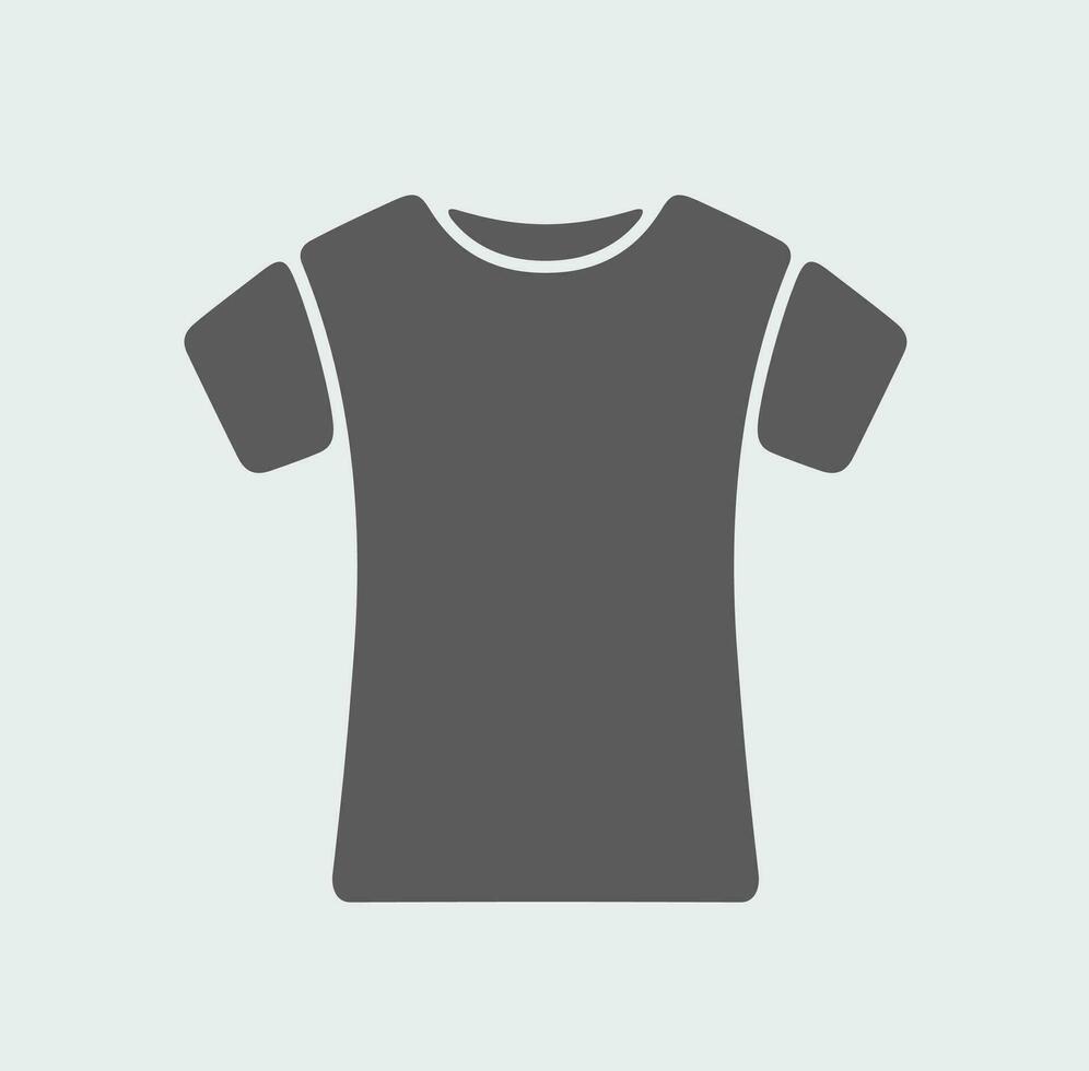 Women's t shirt icon on a background. Vector illustration.