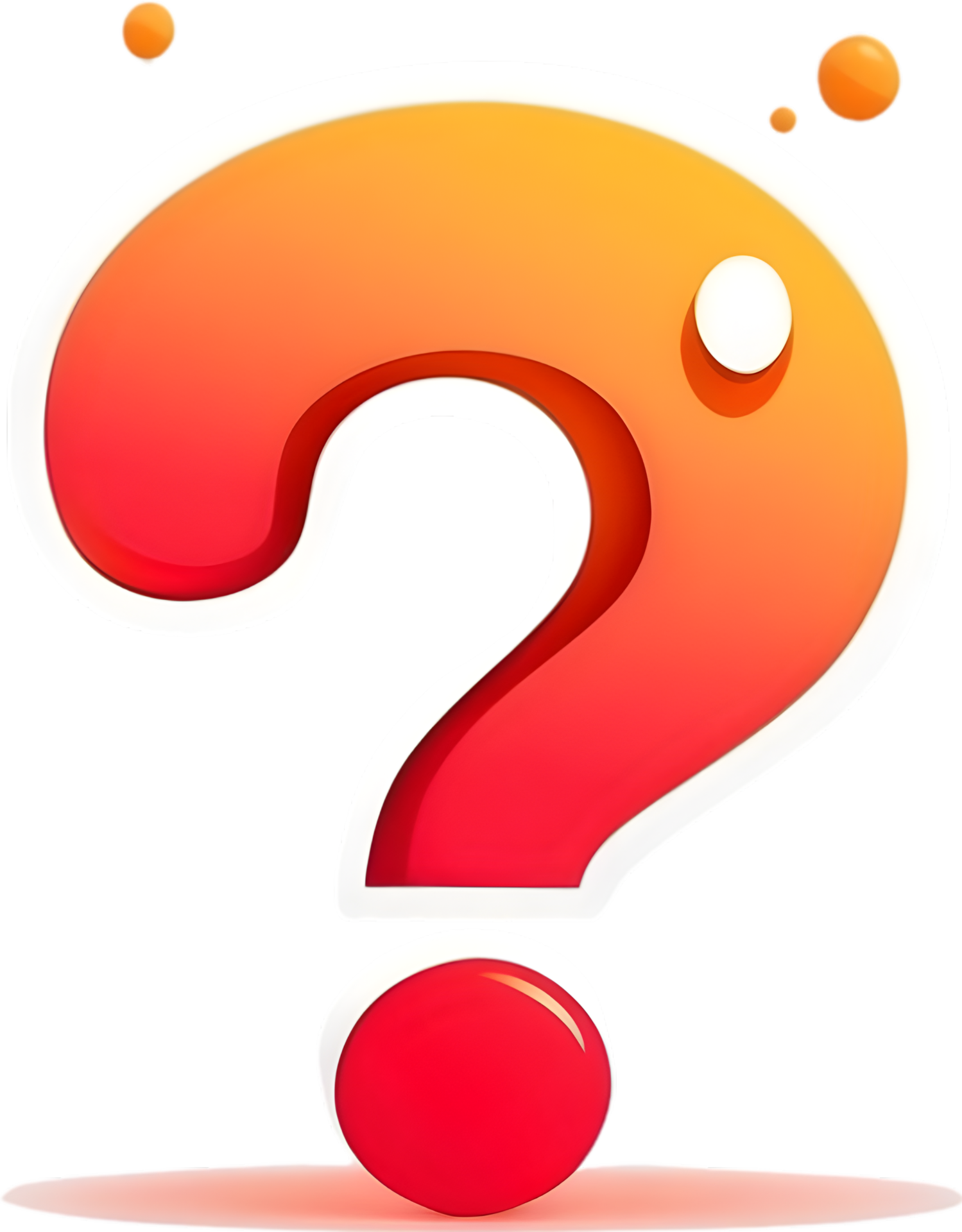 Ai Generated Question Mark Cartoon 35093602 Png